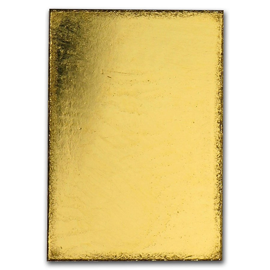 1 gram Raw Gold Bar - Valcambi