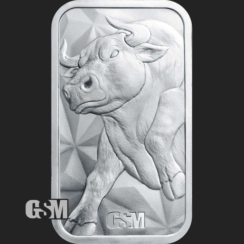 1 oz Bull & Bear Silver Bar