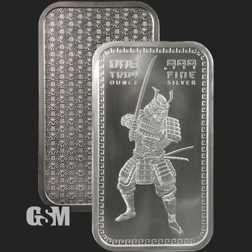 1 oz Samurai Silver Bar