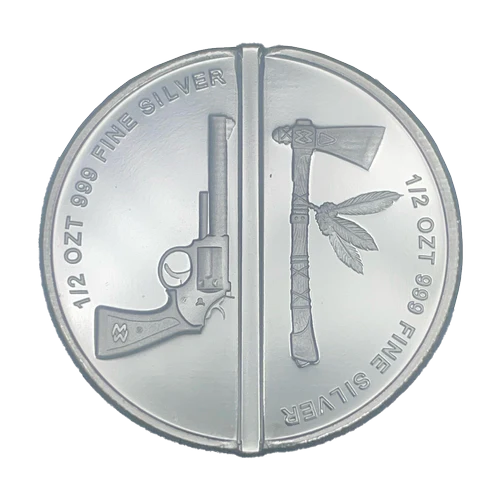 Silver Western Warrior 1oz Round