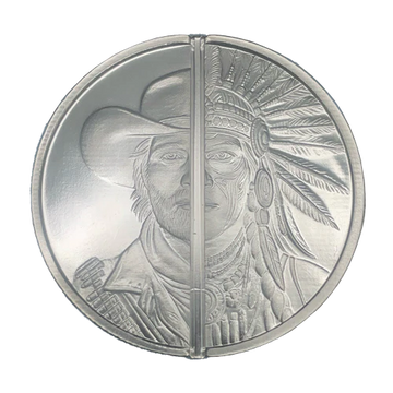 Silver Western Warrior 1oz Round
