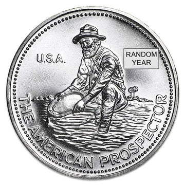 1 oz Engelhard Prospector Silver Rounds (1982 - 1987)