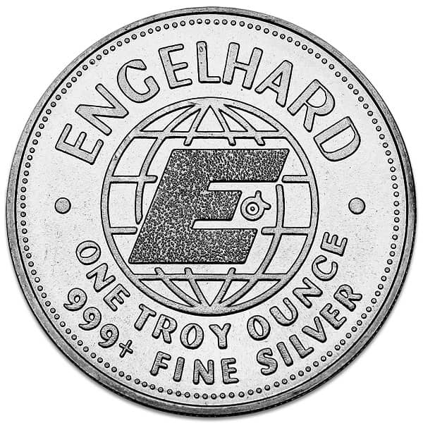 1 oz Engelhard Prospector Silver Rounds (1982 - 1987)