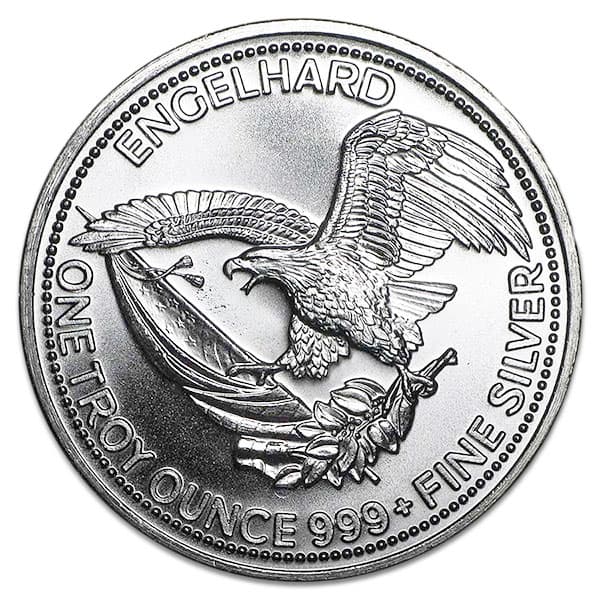 1 oz Engelhard Prospector Silver Rounds (1982 - 1987)