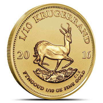 1/10 oz Gold Krugerrand (Random year)