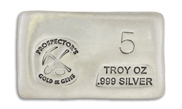 Prospector 5 oz Silver Bar
