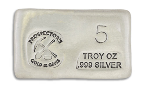 Prospector 5 oz Silver Bar