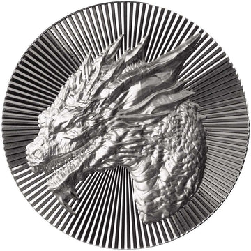 Scottsdale Dragon Stacker 2 oz Silver Round