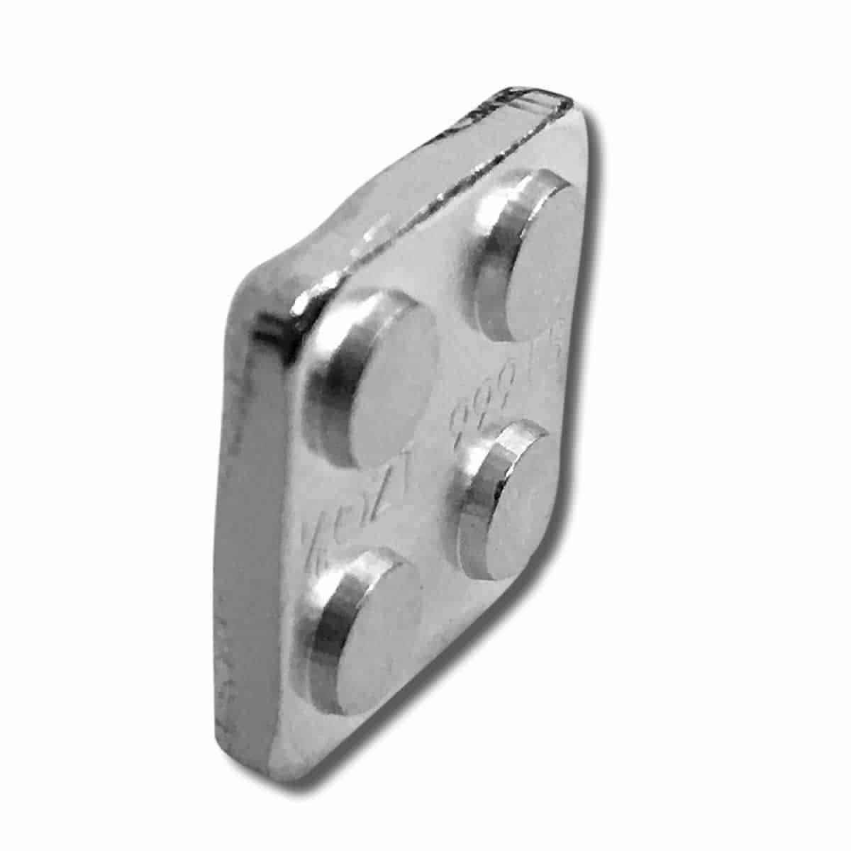 1/8 oz .999 Fine Silver - Monarch Building Block Bar - Eighth 2x2