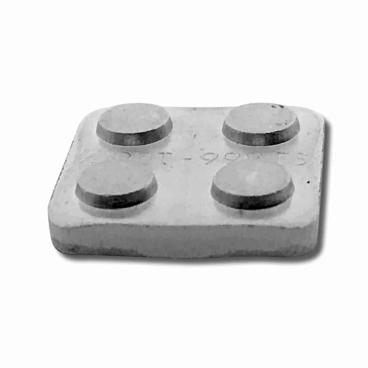1/8 oz .999 Fine Silver - Monarch Building Block Bar - Eighth 2x2
