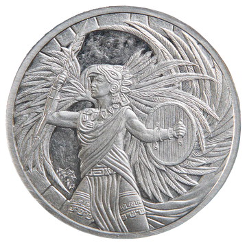Aztec Eagle Warrior 1oz Round