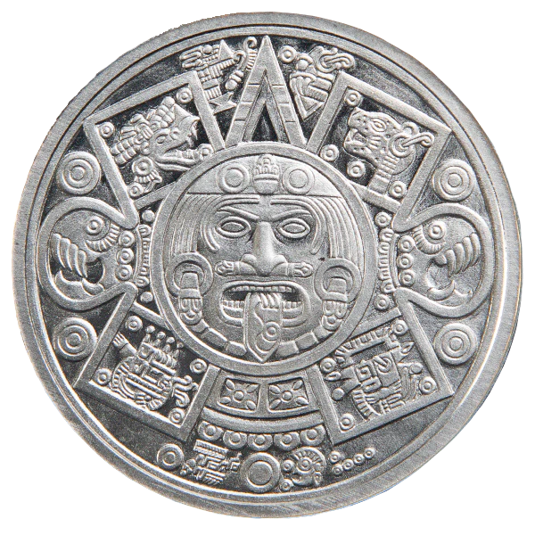 Aztec Eagle Warrior 1oz Round