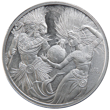 Aztec Yin Yang 1oz Round