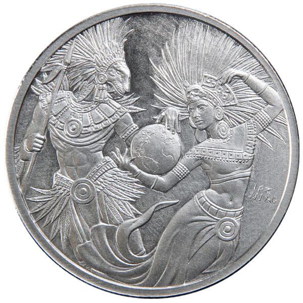 Aztec Yin Yang 1oz Round