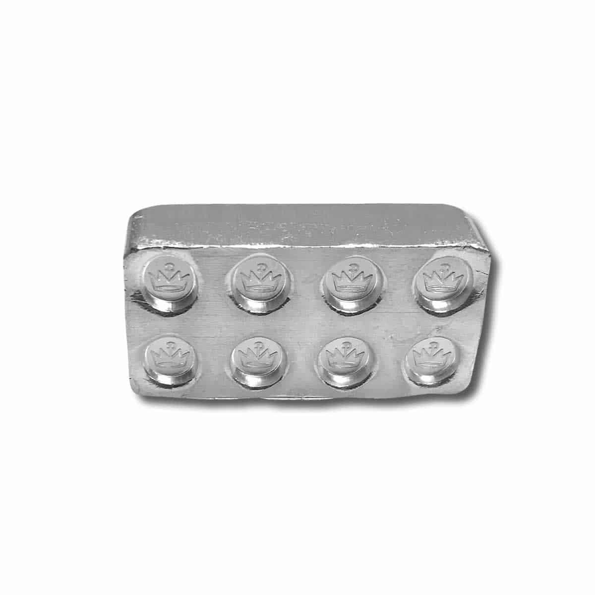 1 oz .999 Fine Silver - Monarch Building Block Bar - 2x4