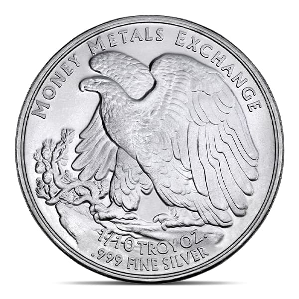 1/10 oz Walking Liberty Silver Round
